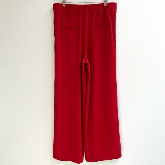 Summersalt Perfect Wide Leg Pants in Lava Red Stretch Pockets EUC Size 14 - Picture 4 of 13